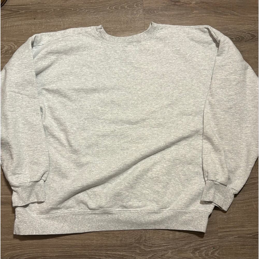 The Bar Oversized Varsity Fleece Crewneck Sweatshirt XL - Picture 8 of 9